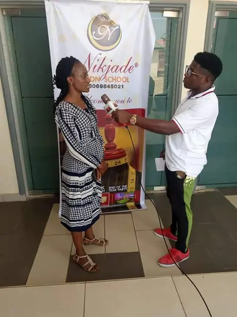 Presentation at the Nikjade Fashion School